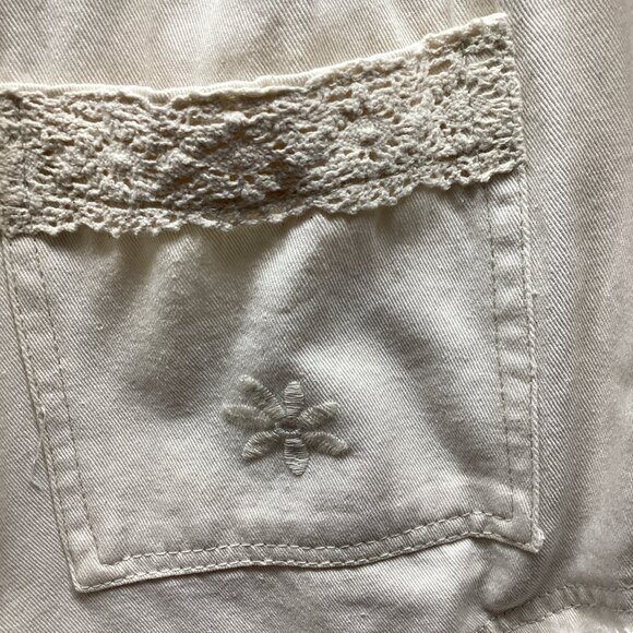 ❤️RESTOCKED-POL JOGGERS RELAXED PATCHWORK OATMEAL (Matching Jacket Seperate) - Picture 16 of 16